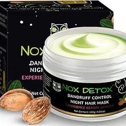 NOX DETOX Anti Dandruff Hair Mask | Overnight Solution for Dry, Itchy, Flaky Scalp | 100% Vegan | Paraben Free-picture-55