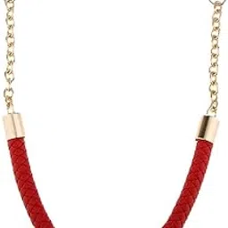 MYADDICTION 2xMetal PU Leather Braided Bag Strap Handle Bag Chain Replacement 60cm Red-picture-42