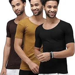 sporto Men's Round Neck Solid Vest, Premium Super Soft Cotton, Ultra Light, Odor Free-picture-45