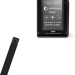 BoxWave Stylus Bag Compatible with Cantaloupe ePort Engage - Stylus Holder Pouch, Portable Stylus Holder, Self Adhesive - Black-picture-22