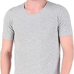 freecultr Men's Thermal Vest | Antibacterial, Skin Friendly with Pure Cotton Blazetech Heat Retention | Slim Fit Solid (Half Sleeve)-picture-11