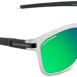 eyewearlabs OKNO | Polarized Full Rim Square Branded Stylish Sunglasses For Men & Women | 100% UV Protection Shades | Cricket Sports Cycling Driving | Medium | Moto X2 | Sub Zero-picture-18