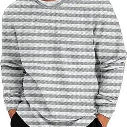 cartzen Men Full Sleeve Striped T-Shirt |Stylish & Casual Wear | Soft & Breathable Polycotton Fabric | Comfortable Fit-picture-39