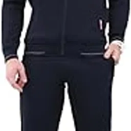 monte carlo Men’s Regular Fit Collared Neck Full Sleeve Solid Winter Tracksuit | Soft Warm Material | Stylish Sports & Casual Winter Wear for Men (Pack Of 1)-picture-35
