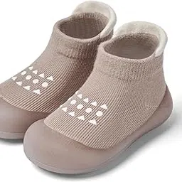 bearbay Baby Sock Shoes Baby Walking Shoes Infant Non-Slip Breathable Slippers with Soft Rubber Sole Baby Boys Girls Sneakers image 1
