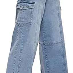 tokyo talkies Women's Wide Leg Jeans image 1