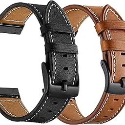 for Fitbit Versa 4 Bands, Geniue Leather Replacement Watch Strap for Fitbit Versa 4/ Versa 3, Fitbit Sense 2/Sense Bands for Women Men-picture-22