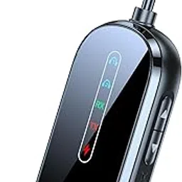 KAIY - Bluetooth 5.4 Adapter for 2 AirPods/Headphones, Audio Transmitter Receiver, Wireless TV Transmitter, 3.5mm Aux Adapter, Black-picture-29