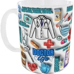 SHOPTOUCH Doctor Life Essentials Rx for Relaxation 11 Oz Ceramic Coffe Mug Gift for Doctors, Nurses, and Medical Professionals-picture-12