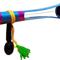 GT Manufacturers Professional Ektaraa Wooden For Indian Folk And Classic Music, 18 Inches (Blue)-image-13