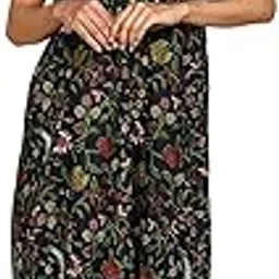 pranjul Pure Cotton Printed Stitched Nighty Gown Maxi Size for Women | Stylish & Trendy Long Gown | (Dark Blue,NTY_25_P)-picture-45