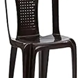 BHARAT SALES Plastic Chair Glossy Finish Chair for Outdoor Indoor Living Room,Dining Room, Bedroom, Kitchen/Strong & Sturdy Structure (Brown Color Pack of 1)-picture-28