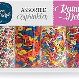 Pantry Perfect Rainbow Delight Sprinkles (100g) I Premium I Easy to Use I Used in Cake & Cup Cake Decoration, Donut, Cookies, Ice Cream, Beverages-picture-34