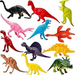 Mallexo Realistic Dragon Dinosaur Animals Figures Playset|12PCS Dino Animal Action Figurine for Kids Girls and Boys|Prehistoric Safari Dino Toyset Learning & Education Item Birthday Gift for Children-image-29