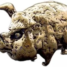 ARTISOUL® 3Xbrass Pig Statue Ornament Gift Crafts Mini Sculpture for Indoor Desk Bedroom Old Golden | Home & Garden | Home D?©Cor | Figurines-picture-15