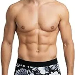 greenhood Men's Regular Fit Nylon Trunk | Multicolour Digital Printed Soft and Breathable Underwear | Stretchable Comfortable Innerwear (Pack of 1)-picture-38