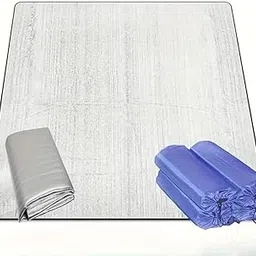 BLAPOXE Camping Aluminum Mat Sheet Heat Retention, Disaster Prevention, Waterproof, Insulated Mat | Multipurpose Blanket Sleeping | Backpacking Picnic Mat | 200 x 200 cm | Mattress & Pads-picture-10