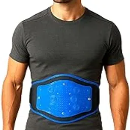 Slim Belt for Men & Women Tummy Trimmer Belt for Fat Loss, Stomach Shaping & Workout Support | Adjustable Waist Trainer Sauna Vibration Magnetic Therapy Belt Size-Free Multicolour-picture-21