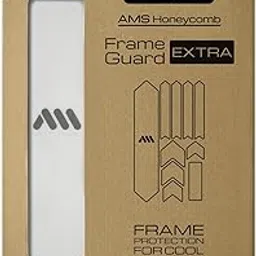 All Mountain Style AMSFG2BLWH Honeycomb High Impact Frame Guard Extra - Protects Your Bike from Scratches and dings, Clear/Silver-picture-10