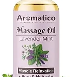 AROMATICO Lavender Mint Massage Oil. Seductive, Sensual Oil for Date Nights -300ml. Intimate, Romantic Massage Oil for Couples. Non-sticky Formula, Natural Ingredients-picture-35