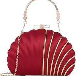 Women's Synthetic Handicraft Beautiful Bling Box Clutch Bag for Wedding, Banquet, Gift Family, & Friends-image-14
