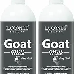 La'Conde Goat Milk Body Wash for Skin Whitening (300ML, Pack of 2) | goat milk Mousse body wash for a Luxurious Spa Experience and whitening Shower Gel Moisturizing Body Care-image-7