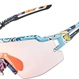 ROCKBROS Photochromic Sports Sunglasses for Men Women Cycling UV Protection-image-2
