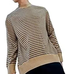 bewakoof Men's Acrylic Oversized Fit Sweater | Sweaters for Men Winter Wear-picture-53