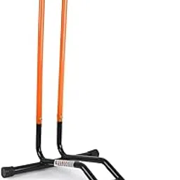 Grandbiker Bicycle Parking Stand, Bicycle Floor Parking Holder Stand, Rubber (Black+Orange)-picture-26