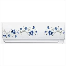 Decals Creation™ AC Sticker Floral Split Wall Stickers Conditioner Clourfull Ac Sticker for Home Living Office Room Blue Color-picture-20