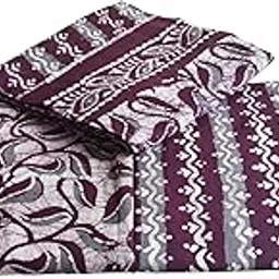 ethnics of kutch Women Wax Batik Cotton Three Colour Full Printed Hand Block Print Dress Material with 44 Inch wide Dupatta - 2.5 Mt Top-picture-16