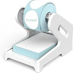 YLmeet Label holders, thermal shipping label holders for rolls and fanfold labels, desktop label printer accessories for the office and home (Beige)-picture-12