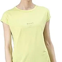 enamor Womens Athleisure A305-Dry fit Cotton Spandex with Antimicrobial Finish Active Stay Fresh Workout T-Shirt-picture-48