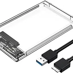 NEXZIA 2.5" SATA SSD Enclosure Case, USB 3.0 to SATA Tool-Free External Hard Disk Case with Fast Transfer Speed Up to 5 Gbps & Up to 4TB Storage Capacity Compatible with 2.5 SSD / HDD-picture-30