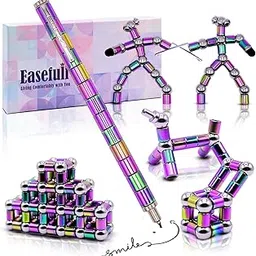 Easefuli Upgrade Fidget Pen Magnetic Pen, Teen Boys Girls Gift Ideas Fidget Magnets Toy Gifts for Men Him Boy Girl Kids Stocking Stuffers for Teens Adults Men Christmas Toys 2024-image-5