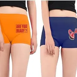 Casual Ladies boy Shorts Panties Combo,Ladies Panty,Ladies Panties,Ladies Boyshorts,Ladies boy Shorts,Boyshorts Panties for Women(Pack2) (100 CM, Multicolor) (HU-MBXD-Alae_PT)-image-62