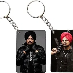 Sidhu moose wala keychain for bike cars and bags-picture-33