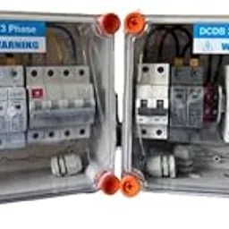 Solar ACDB DCDB Combo Box with L&T MCB and SIBASS SPD, 6-10 KW Capacity-image-12