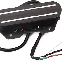 Alnicov Dual Hot Rail Humbucker Pickup Single Coil Guitar Pickup Fit for TL Strat Squier Tele Electric Guitar,Black-picture-10
