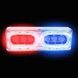 A4S AUTOMOTIVE & ACCESSORIES® Police Light/Flasher/car bike light -Red & Blue for Hyundai i20 Active and LED Flash Strobe Emergency Warning Light for Motorcycle-picture-21