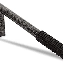 Tools Bae - Garden Single Hoe With Carbon Steel Head Welded To Steel Tubular Handle With Rubber Grip. Lawn Tool, Strong, Sharp Hoeing & Loosening Soil Hand Tool, Comfort Handle & Anti-Rust Steel Head.-picture-28