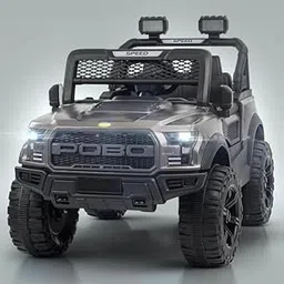 oh baby POBO 4 Motors 4x4 (1-8Yrs) Ride on Jeep Operated Ride On (Multicolor)| Type 789-picture-14