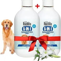 Hachiko :-5 In 1 Dog Shampoo|Ditch To Itch Dog Shampoo For Labrador,German Shepherd,Golden Retriever,Anti Dandruff,Shampoo For Dogs,Paraben Free,Ticks&Fleas Remover For Dogs(Pack Of 2),500 Milliliter-picture-30
