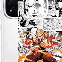 atodds Mobile Skin Sticker Wrap | Compatible for VIVO IQOO 13 (5G) | Scratchproof Matte Finish | Full Coverage for All Sides & Camera Protection (rengoku)-picture-22