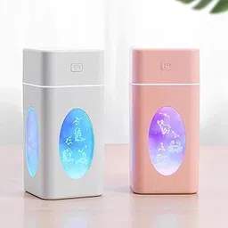 ATORSE 260ml Ultrasonic Air Diffuser Mist Purifier Aroma Humidifier LED Light White-image-43