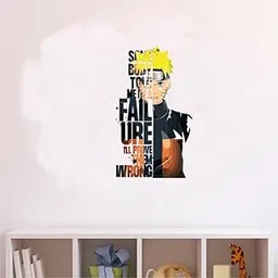 Artistic Decals Naruto Wall Vinyl Decal Top Anime Wall Art Naruto Decor for Home Design, Living Room, Bedroom, Kids Room,Big Size Sticker, 3D Sticker (Pack of 1) (Naruto-3)-picture-10