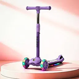 Baybee Skaterz Kick Scooter for Kids | 3 Wheel Kids Scooter with 3 Height Adjustable, LED Lights & Music | Skate Scooters Upto 50Kgs Weight Capacity | Runner Scooters for Kid 3 to 10 Years (Purple)-picture-16