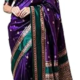 anshu signature Banarasi Silk Saree for Women | Elegant Violet Litchi Silk with Zari Woven Patterns & Rich Pallu | Luxury Traditional Saree for Party, Wedding, Festival & Cultural Occasions-picture-46