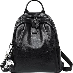 Women Backpack Adjustable Strap Multipurpose PU Leather Backpack for Outdoor S-image-14