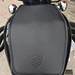Sahara Seats SaharaSeatsCompatible with/Classic 350/500/Tank Cover/Tank Bag/Fuel Tank Bag/Sahara (Black) - Leather-image-1